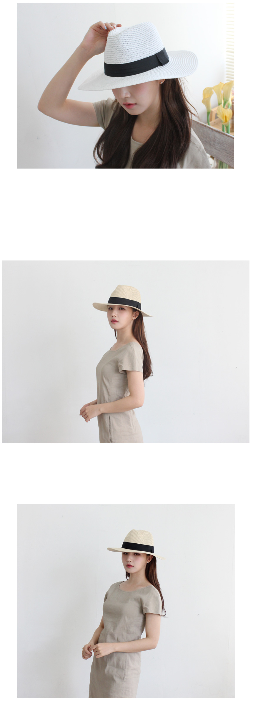 New Women's Hat Panama Hat Man Woman Summer Hat